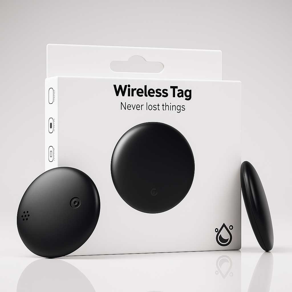 TrackSphere – Smart GPS Lokaliseringstag för Värdesaker | Spåra Det Du Håller Kärt med Enkelhet