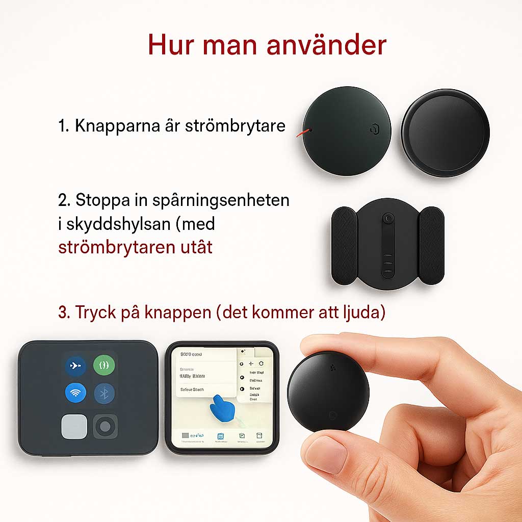 TrackSphere – Smart GPS Lokaliseringstag för Värdesaker | Spåra Det Du Håller Kärt med Enkelhet